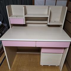 学習机(ピンク系)
