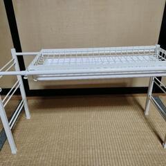 ニトリ　伸縮水切りラックの画像