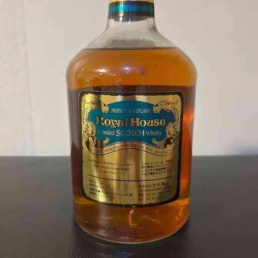 Royal House ロイヤルハウス 12年 750ml 43% 古酒 未開栓 (MSK Royal House ロイヤルハウス 12年 750ml 43% 古酒 未開栓 (MSK