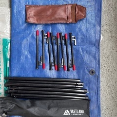 「取り引き中」キャンプ用ペグポールの画像