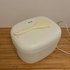 【4/23までにお引取り】無印良品 しゃもじ置き付き炊飯器 3合 の画像