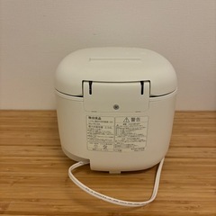 【4/23までにお引取り】無印良品 しゃもじ置き付き炊飯器 3合 の画像