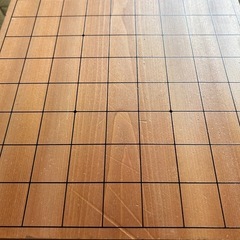 【値下げしました】将棋盤(脚付)　松寿　駒付き　ヘソ有り 中古の画像