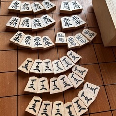 【値下げしました】将棋の駒　1セット　天上作　中古の画像