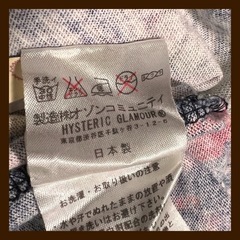 【サイトで売れました】レア 希少　ヒステリックグラマー 蓄光 ロゴが光るTシャツの画像