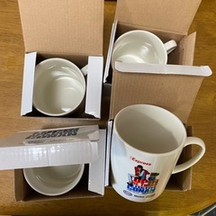 【取引終了】マグ、食器、レンジ炊飯器の画像
