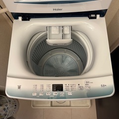 《セール‼️》洗濯機 Haier 5.5kgの画像