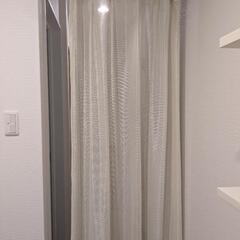 ベージュ レースカーテン 135×185の画像