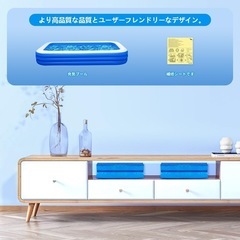 トムヤム君様✨特大サイズ✨大型プール 折り畳み式 頑丈 水遊び 家庭用 耐摩擦 砂場 庭の画像