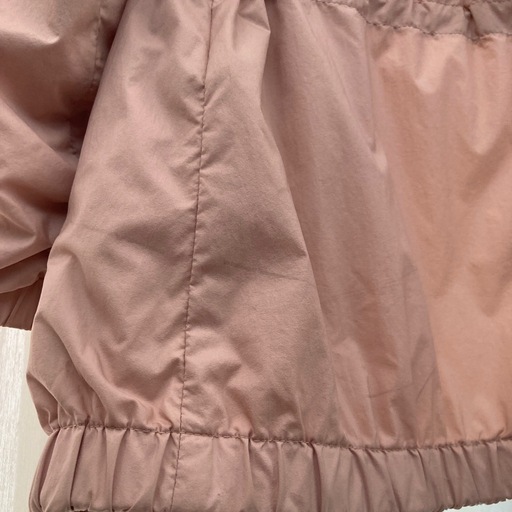 MONCLER ピンク フード付きジャケット 115cm ウエスト調整ゴム