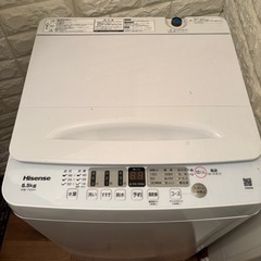 ハイセンス洗濯機　の画像