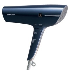 シャープ ドライヤー 速乾 低温 大風量 プラズマクラスター 搭載 ブルー IB-HP9-Aの画像