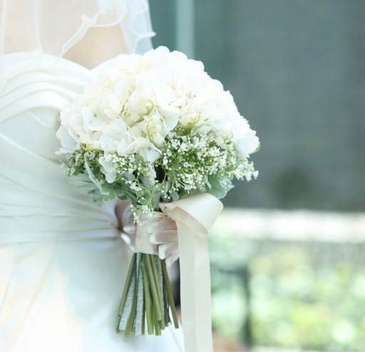 結婚式ブーケ　アーティシャルフラワー　ブーケ　ブートニア