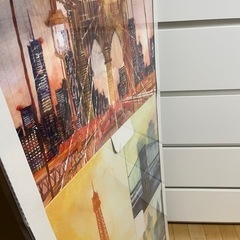 イケア　IKEA gronby 絵　アートパネル　　4点セットの画像