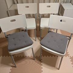 IKEA　HERMAN スタッキングチェア　ダイニングチェア　４脚