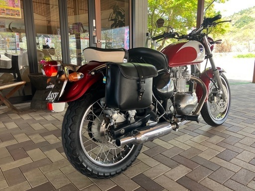 KAWASAKI エストレア　BJ250A 外装綺麗　機関良好　油脂類交換　バッテリー交換　サイドバック付き　キャブレターOH セル始動 KAWASAKI エストレア BJ250A 外装綺麗 機関良好 油脂類交換 バッテリー