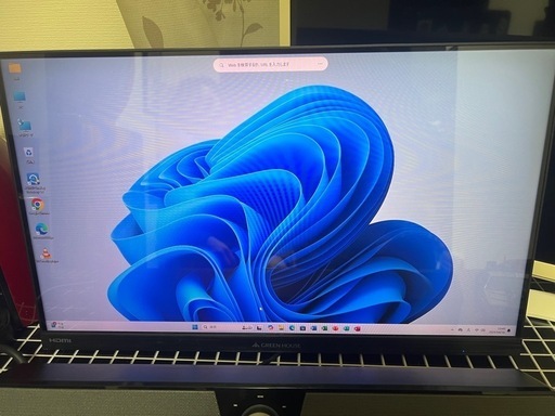 ［4/17.18限定お値下げ］GREEN HOUSE　21.5型タッチパネルLED液晶ディスプレイ HDMI GH-LCT22C-BK