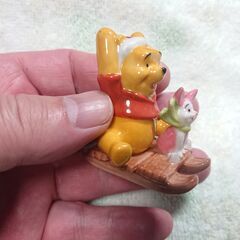 ディズニー　 陶器製　飾り物　プーさん、ピグレット　Sweet Gardenの画像