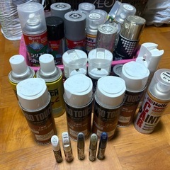 塗装スプレーあげます。半端物や新品もあり