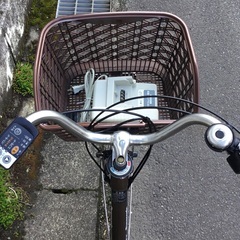 ＜整備済＞パナソニック・ビビTX 24インチ・電動アシスト自転車・内装3段変速 ブラウン・サドル新品の画像