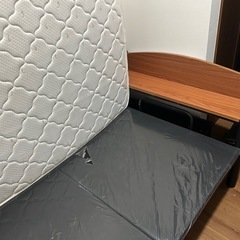 【取引先確定】シングルベッド マットレス付きの画像