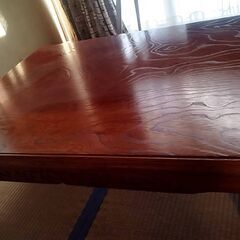 値下げ【昭和レトロ】ちゃぶ台　座卓　センターテーブル　木製の画像