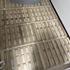 ベッド ダブル すのこ 折りたたみ 四つ折り 頑丈 天然桐 すの...