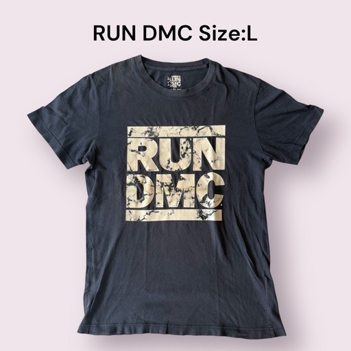 RUN DMC Vintage Tシャツ Blue Navy Lサイズ相当