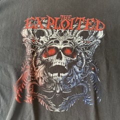 The EXPLOITED エクスプロイテッド XLサイズ ハードコア Tシャツの画像