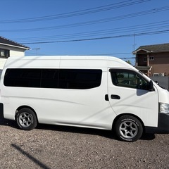 nv350 キャラバン、スーパーロングワイドハイルーフ、車検付き！の画像