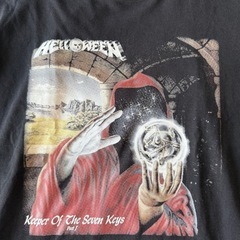 HELLOWEEN ハロウィーン CD バンド Tシャツ Lサイズ 黒の画像