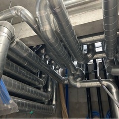 空調設備　ダクト工事。換気工事を少人数でやってます。の画像