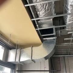 空調設備　ダクト工事。換気工事を少人数でやってます。の画像