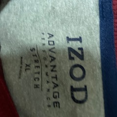 izod 古着 トレーナー 赤の画像