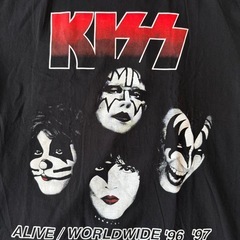 【新品】KISS ALIVE ‘96’97 TOUR Tシャツ XLの画像