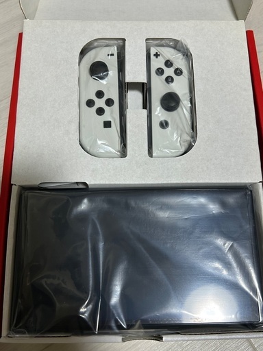 Nintendoswitch 有機EL 本体 ホワイトブラック SDカード付属 (yu