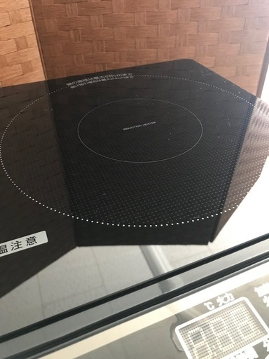 【決まりました】☆2口IH調理器(台付)　YAMAZEN  YEM-W1456  2020年製