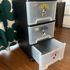 【終了】3段衣装ケース、おもちゃケース