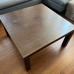 【無料】ニトリ　ローテーブル75✖️75cm【難あり】
