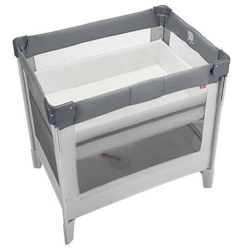 【美品】  Aprica(アップリカ)ベビーベットココネルエアー　グレーベアー