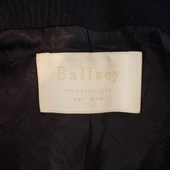 Ballsey ブラック ノーカラージャケット 36サイズの画像