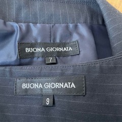 BUONA GIORNATAストレッチスカートスーツ7号,9号の画像
