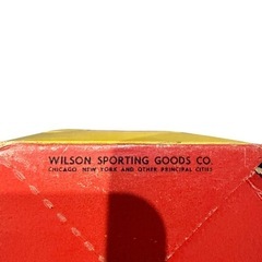 50s usa製 Wilson Softball 12inch vintageの画像