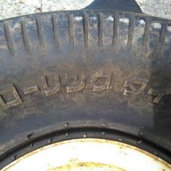 バインダータイヤ ホイール付き　20 X 9.0 ー 7の画像