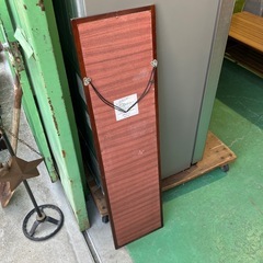 立てかけ鏡　ミラー　スタンドミラーw30d1.5h120cmの画像