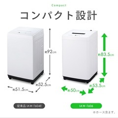アイリスオーヤマ　洗濯機の画像