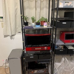 取引中　ニトリスチールラックcustom 　追加棚PPシート付　...