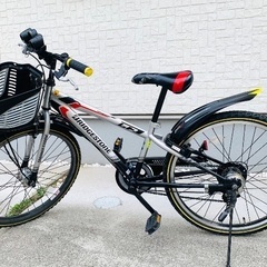 子供自転車 24インチ ブリヂストン、7段ギア付き