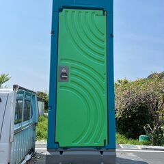 中古【仮設トイレ】FRP製屋外用仮設トイレ☆激安商品☆引取栃木