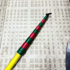宣真工業 逆目盛検測桿 グラスファイバー製 10m 測量の画像